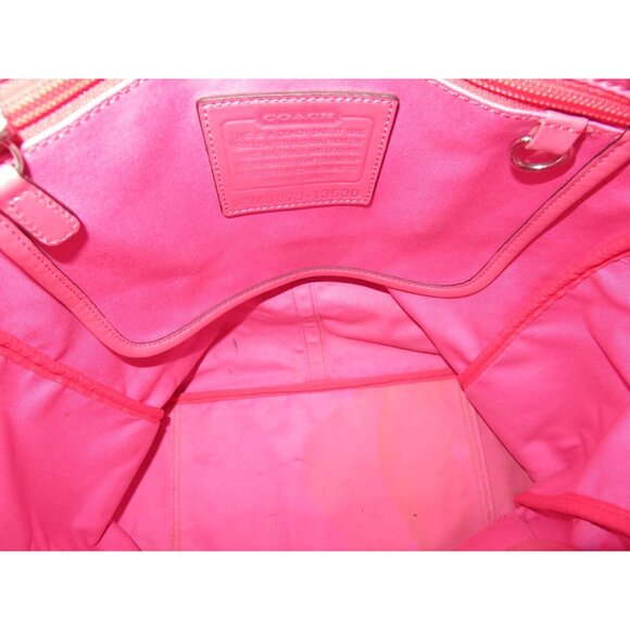 Coach 2008 Limited Edition Bonnie Cashin Navy Canvas Tote - Picture 6 of 11